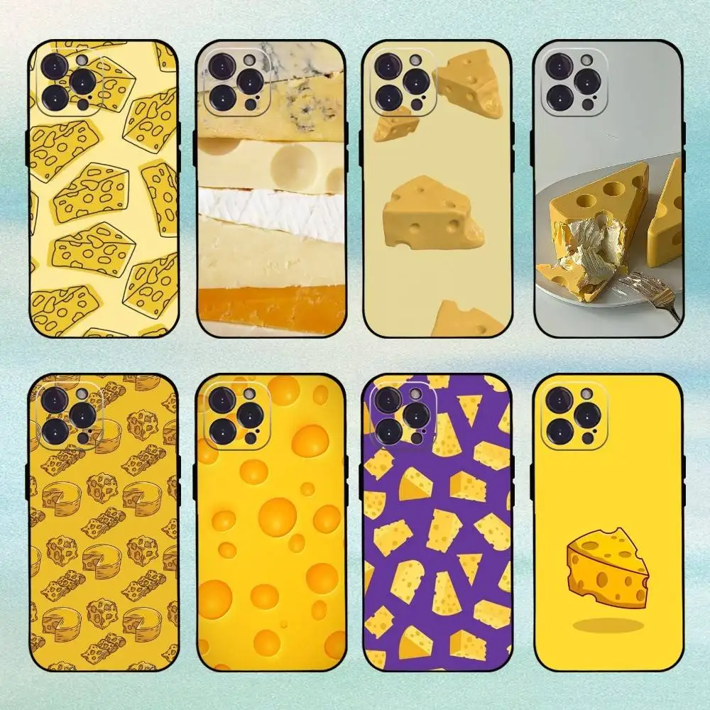 

Cubed butter cheese Phone Case For iPhone 16,15,14,13,12,Plus,Pro Max, 5G Others Soft Black Cover
