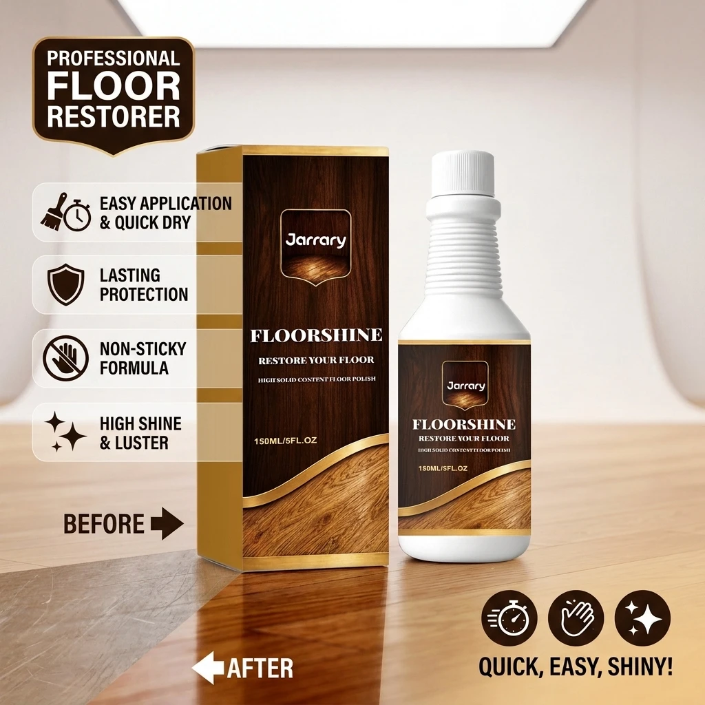 Wood Floor Care Liquid Repair Damaged Floor Form Protective Layer Reduce Scratches Restore Shine Household Floor Polishing Agent