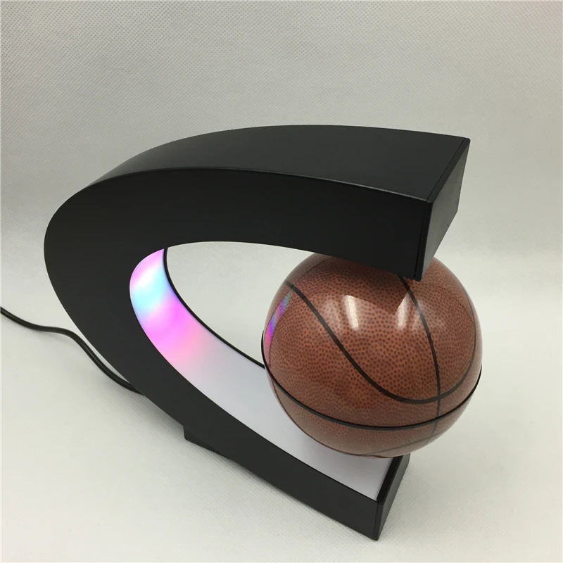 Floating Basketball Magnetic levitation globe Light Electronic Antigravity levitating Table Lamps Home Decoration Christmas