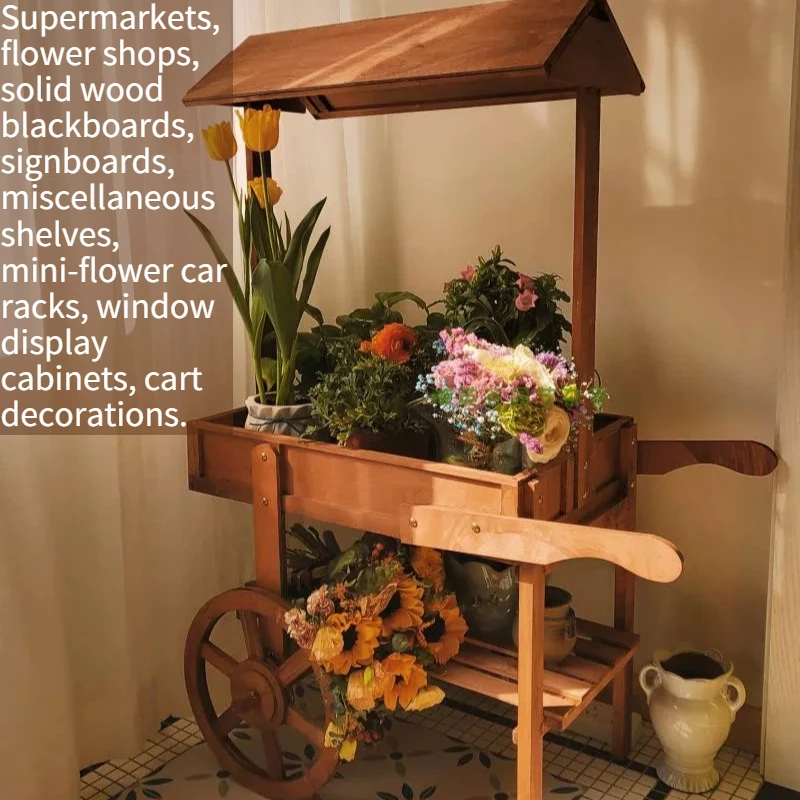 Bucket Terrace Plant Shelf Room Decoration Wooden Tomato Plant Stand Art Display Soporte Para Plantas Front Porch Furniture