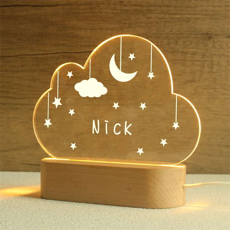 Custom Name Night Light,Personalized Gift for Baby,Baby Night Light,Baby Gift,Personalized Gift for Kids,Kids Room Decor