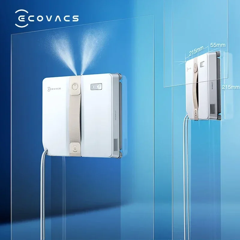 جديد الأصلي ECOVACS آلة تنظيف النوافذ WINBOT AIR MINI نافذة روبوت لأغراض التنظيف 8000Pa الزجاج مكنسة كهربائية