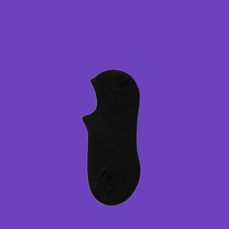 Chaussettes invisibles en maille respirante pour hommes, bouche peu profonde, chaussettes de document solides, chaussettes de bateau japonaises 5/10 coton, 2024 paires