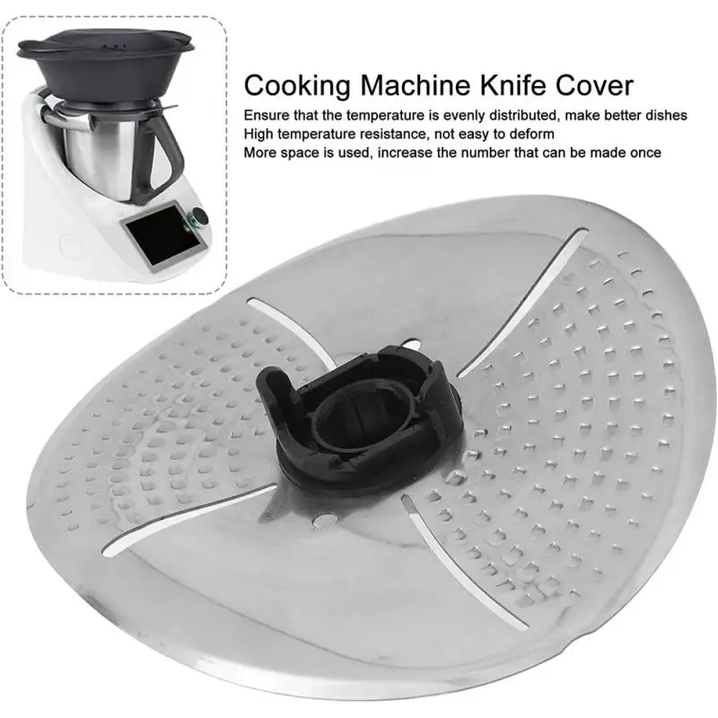 Cooking Machine Blade Cover Stainless Steel Cutter Head Protective Cover For Vorwerk Thermomix TM5 TM6 TM31 Blade Cover Protect