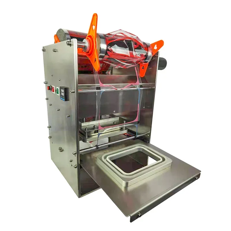 

Takeaway duck neck semi-automatic film sealing machine lunch box lock fresh box sealing machine