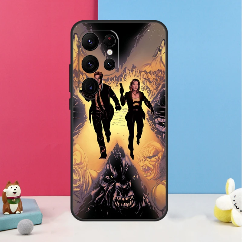 The X Files TV Series Phone Case For Samsung Galaxy S23 Ultra S22 S21 S20 FE S9 S10 Plus Note 10 20 Ultra Cover