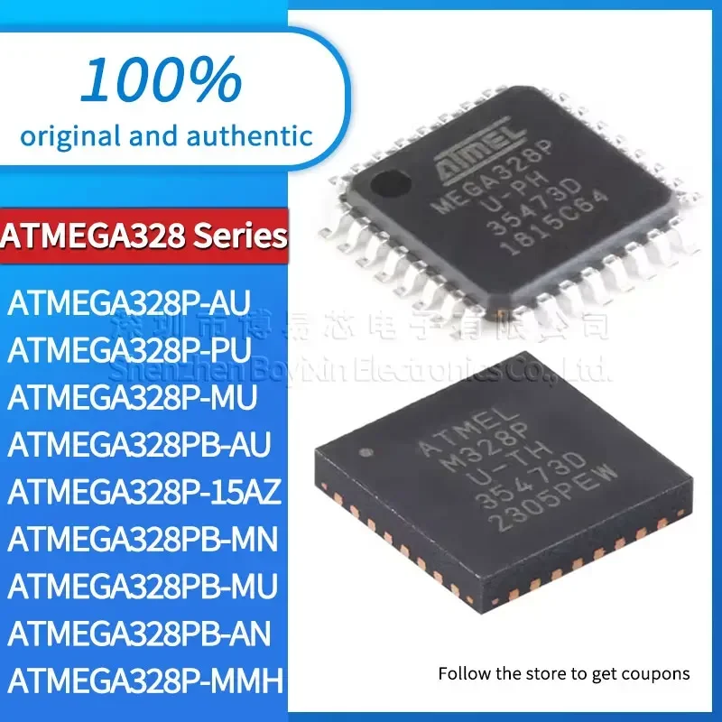 ATMEGA328P-PU ATMEGA328P-15AZ ATMEGA328P-MU ATMEGA328PB-AU ATMEGA328P-AU ATMEGA328PB-MNMUAN ATMEGA328P-MMH