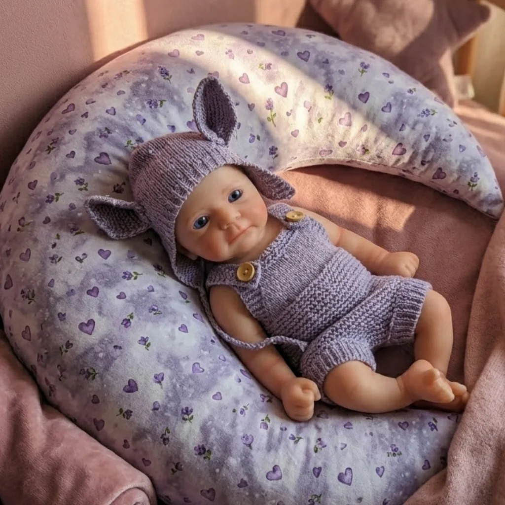 anjodoll-poupee-reborn-en-silicone-corps-entier-de-13-pouces-fille-nouveau-ne-realiste-et-anatomiquement-correcte-Etanche-et-lavable