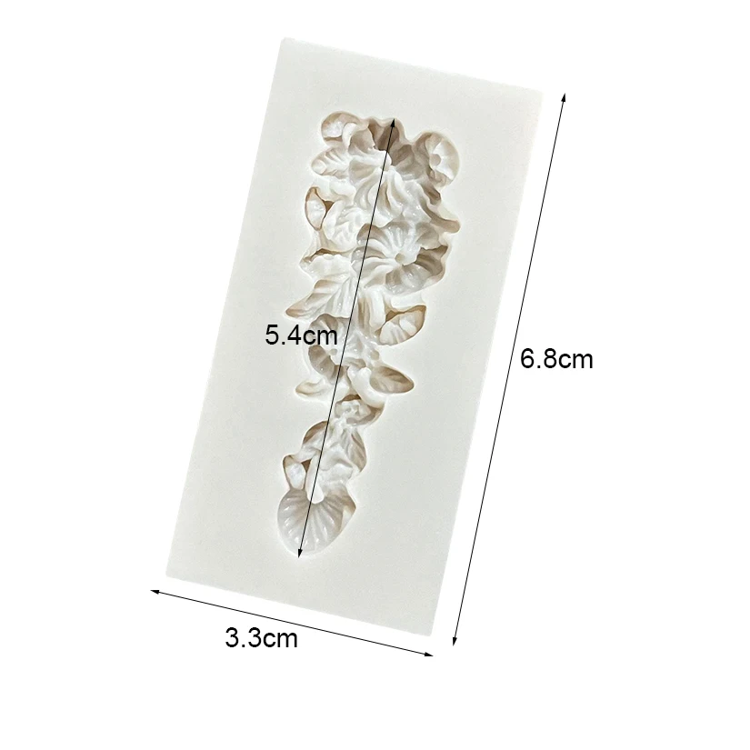 Morning Glory Silicone Cake Baking Mold Sugarcraft Chocolate Cupcake Mould Fondant Cake Decorating Tools