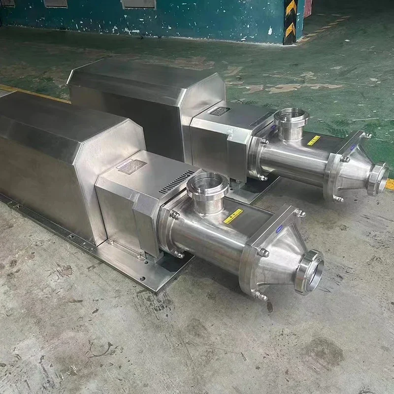 Food grade stainless steel double screw liquid pump sanitary twin screw pump