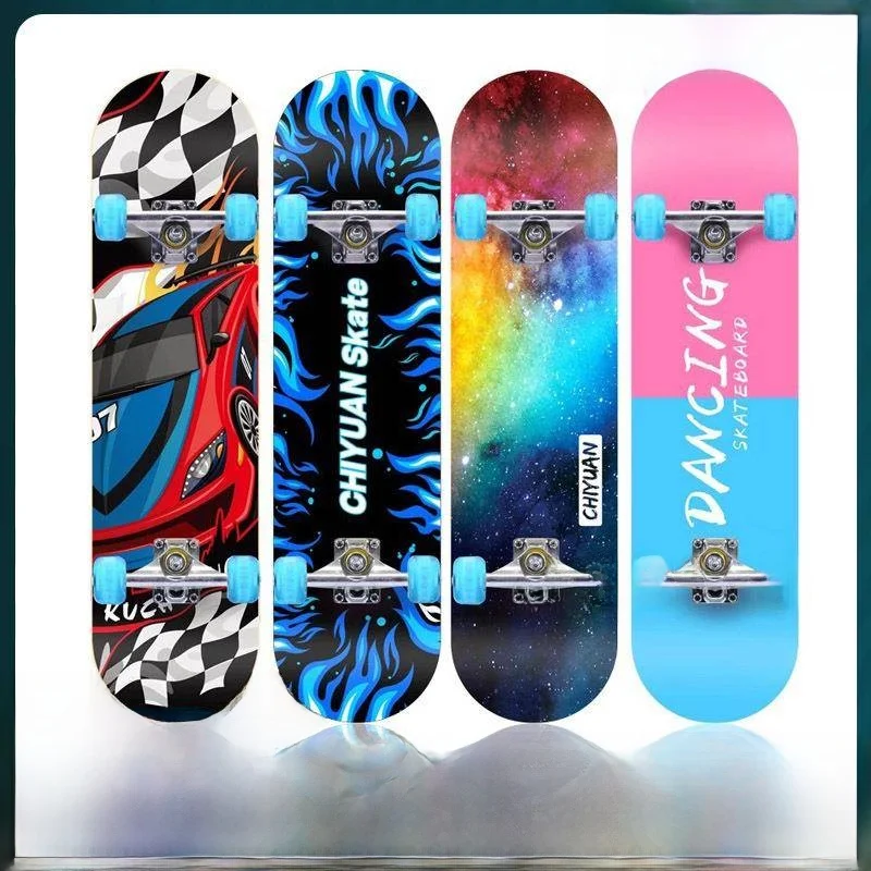 four-wheel-maple-wood-skateboard-for-beginners-children-boys-girls-adults-glowing-136812-years-old-510-skateboard