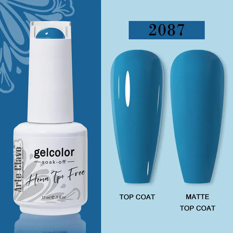 Arte Clavo 116 Kleuren Gel Nagellak 15 ml Kleurrijke Gel Semi Permanente Losweken UV Gel Nail Art DIY Ontwerp vernis Nagelbenodigdheden