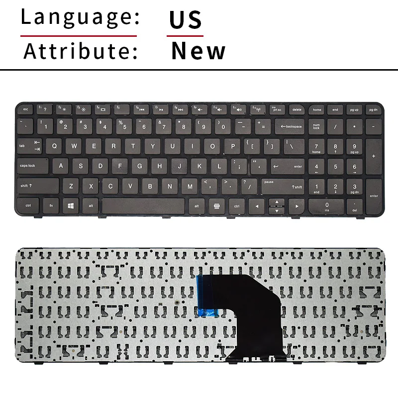 Keyboard Laptop US/RU/SP/BR untuk HP Pavilion G6 G6-2000 G6-2328tx G6-2301ax G6-2163sr G6Z-2000 R36 700271-031 97452-031