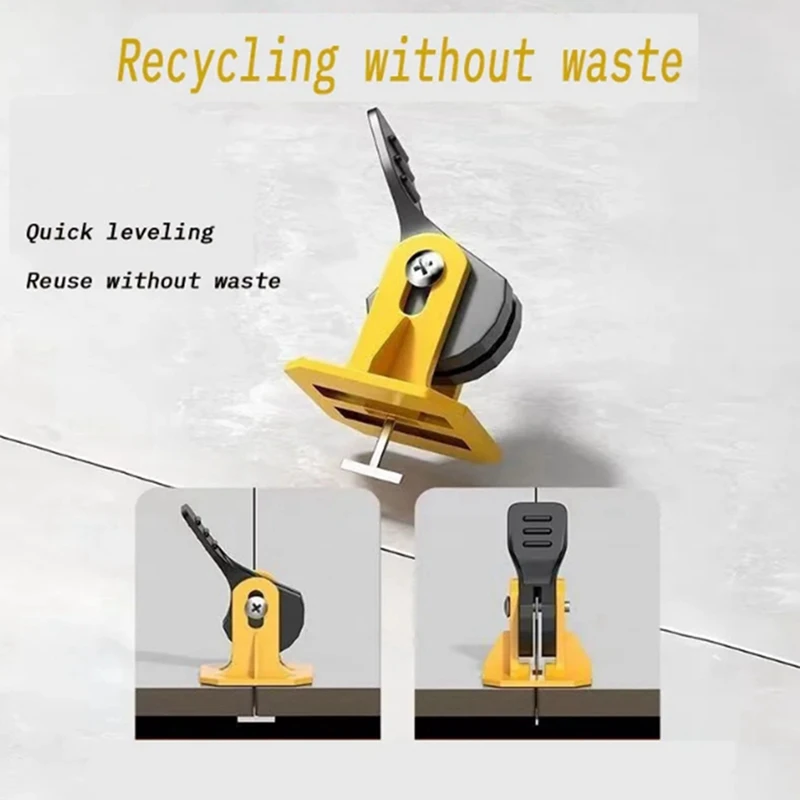 100Pc livellatore per piastrelle pressa livellatrice strumento per la posa delle piastrelle strumento per la regolazione del posizionamento delle piastrelle della parete può essere riutilizzato.