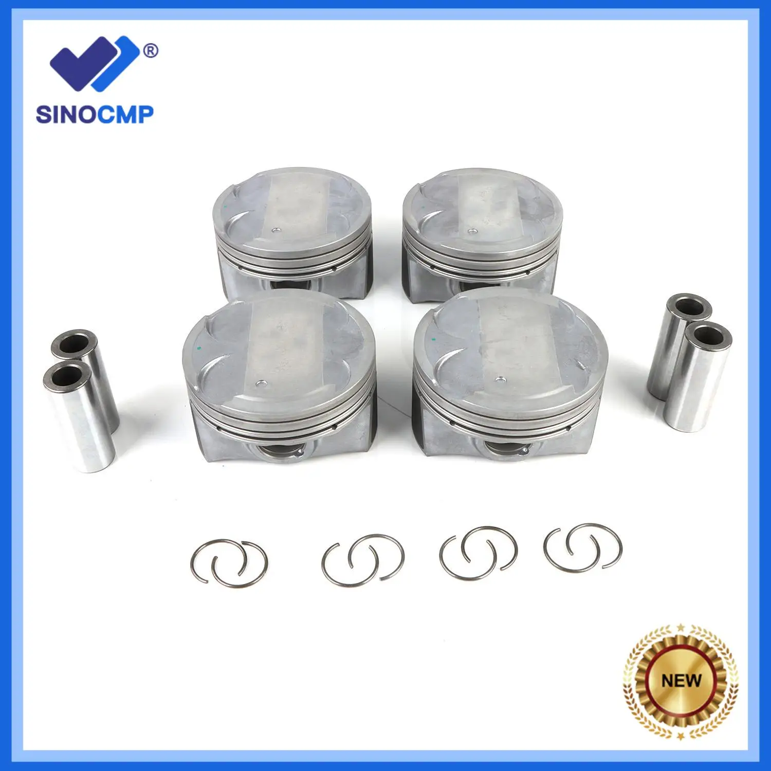 

4pcs G4NH Engine Pistons Rings Set For 2015-2024 Hyundai Elantra Kona Tucson Veloster Forte Seltos Soul 2.0L New