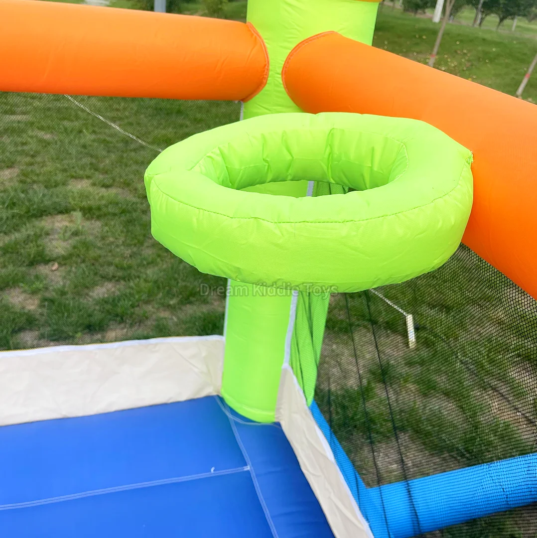 Casa de rebote inflable con tobogán, Mini CASTILLO DE SALTO para niños, rebotador inflable para alquiler de fiestas, gran oferta