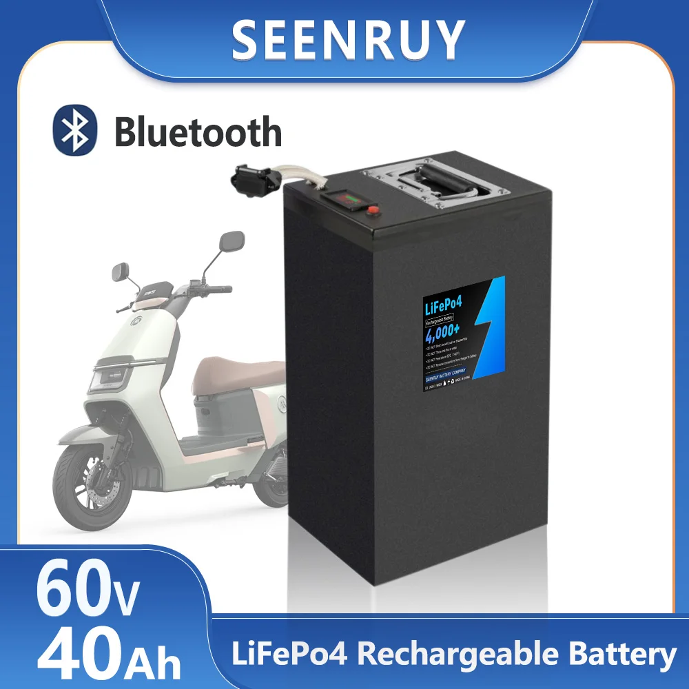 60v 40AH Lifepo4 With 10A Charger Lithium Iron Phosphate Battery Perfect For electric Tricycle electric Motorcycle