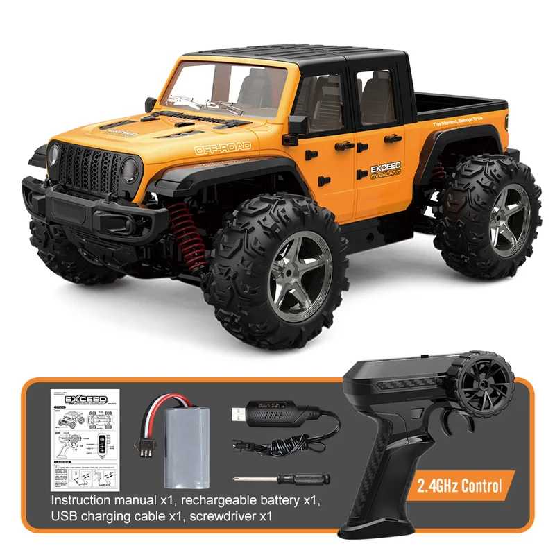 JJRC-Voiture Monster Truck tout-terrain C8819 pour enfants et adultes, voiture jouet d'escalade RC, contrôle chirurgie tionnel complet, 35km par heure, 2.4 mesurz, 4x4, 1:20