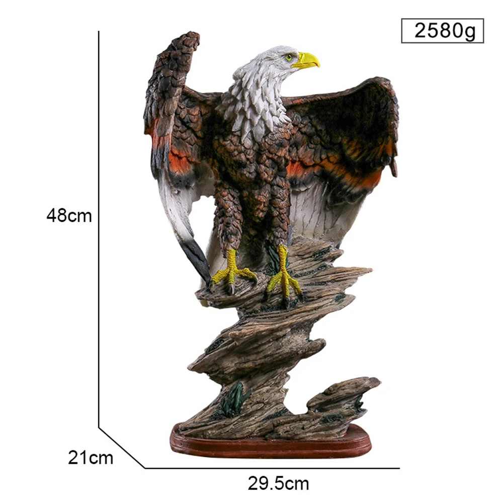 American Eagle Eagle Resin Ornament Relocation Opening Craft Gift Dapeng Wings Home Crafts Home Living Room Office TV Cabinet