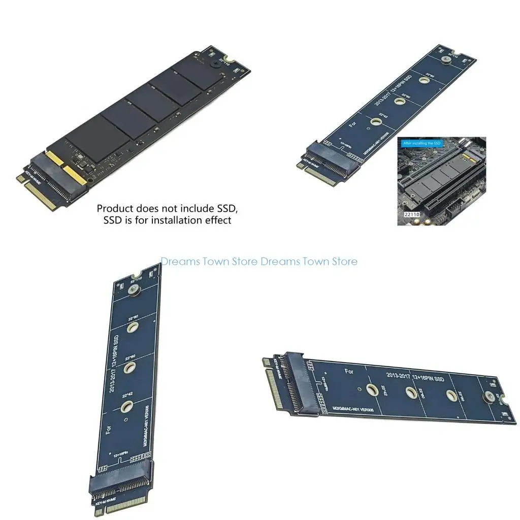 

HX6A SSDS модернизированный комплект M.2 M-ключ SSD Конвертируйте карту на доступ к SSD 2013-2017
