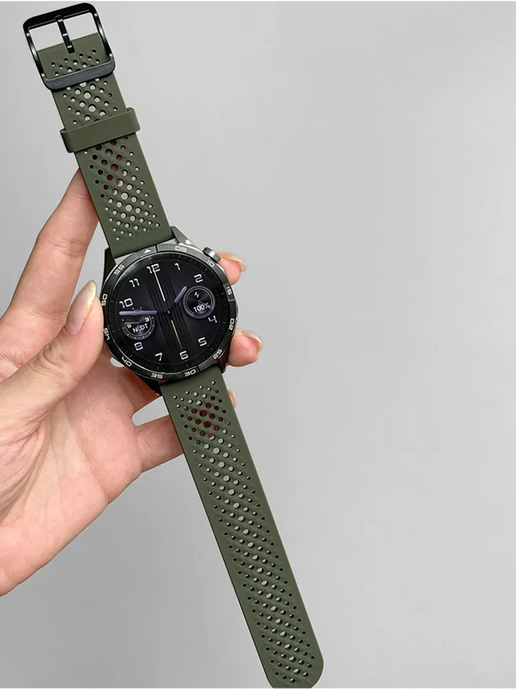 Originele Siliconen Sportband voor Xiaomi Horloge S4 Sport S3 2 S1 Pro/Kleur 2 Rubberen Band voor Universele 22 MM Armband Accessoires