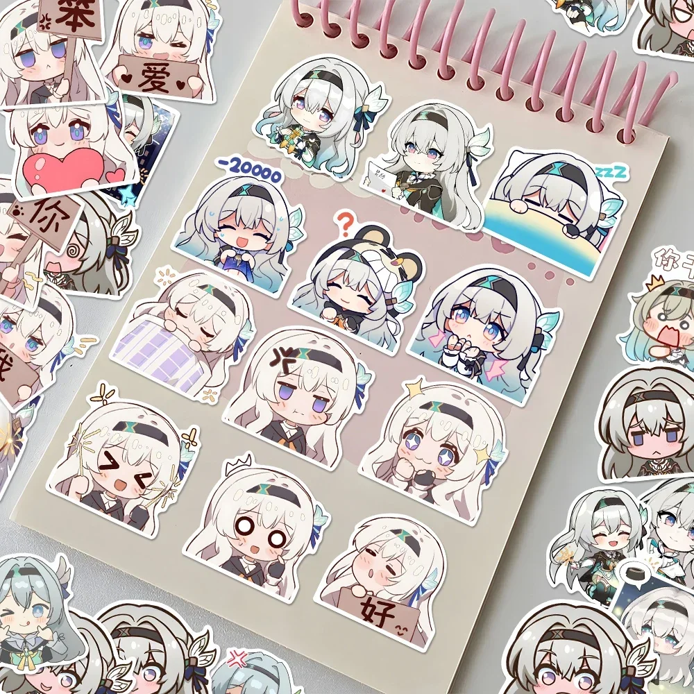 Honkai: Star Rail Firefly аниме студенческий скейтборд мотоцикл наклейки водостойкая наклейка на чашку сотовый телефон планшет наклейка на чемодан