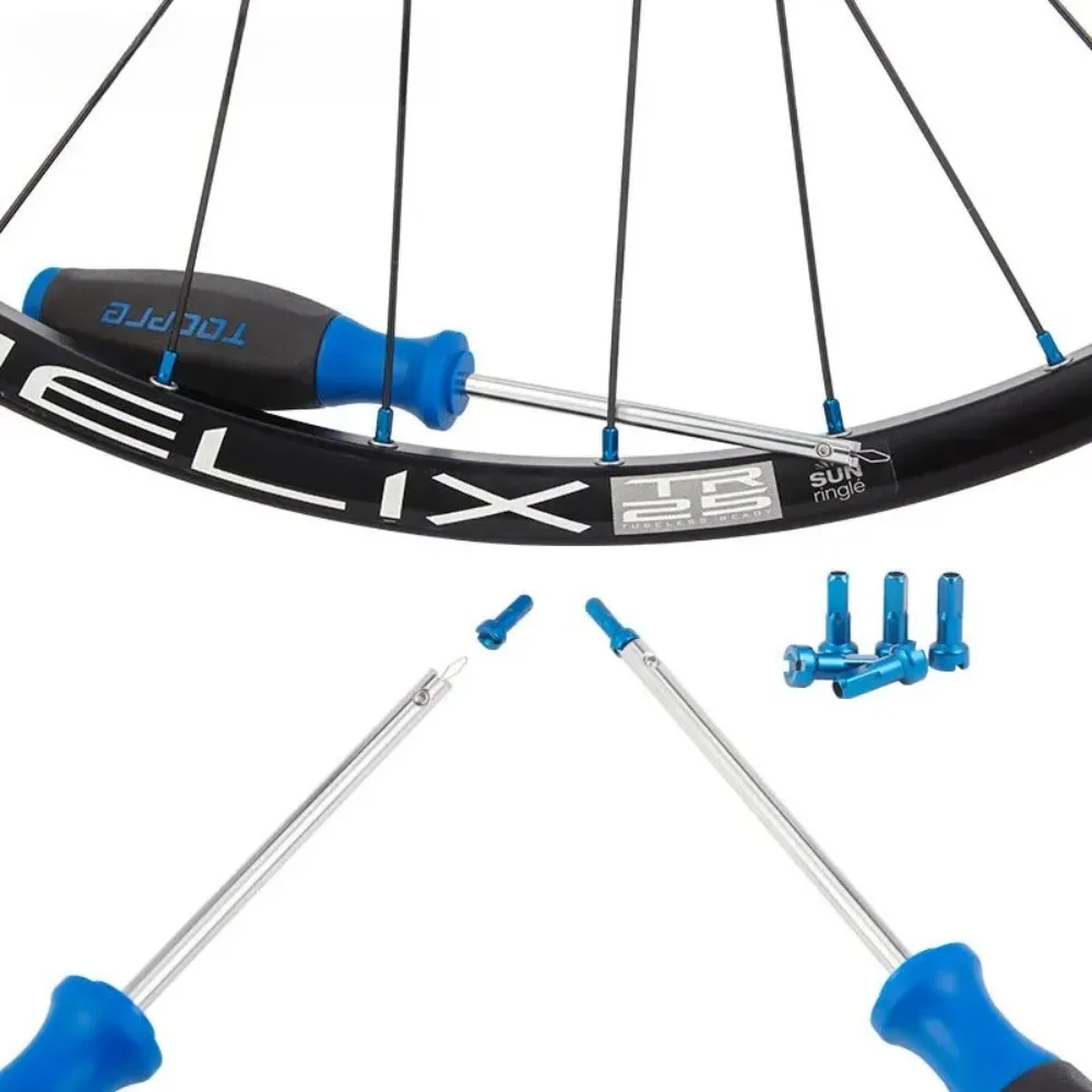 

Bicycle Spoke Cap Installation Wrench Rim Puncher Wheel Set Spoke Screwdriver Removal Tool Comfortable and non-slip