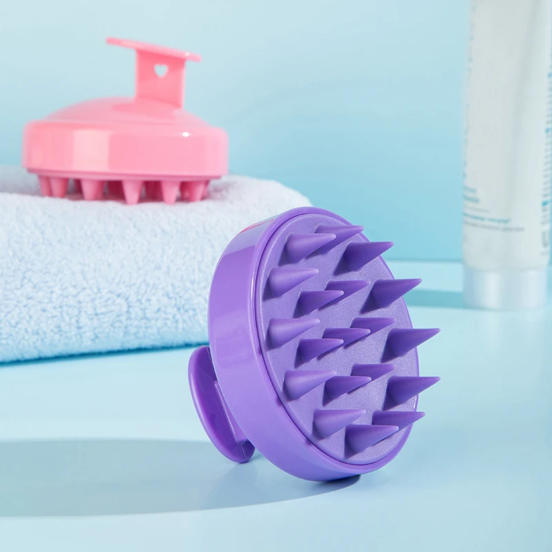 1PC Silicone Head Wash Clean Care Hair Root Itching Scalp Massage Comb Shower Brush Pet supplies