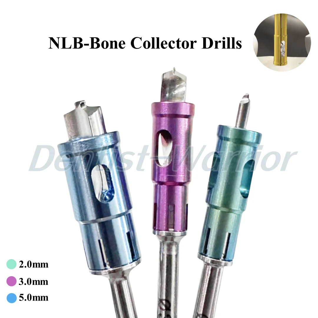 

Dental GBR Self Gain Bone Powder Harvest Drill Never Loss Bone Collector With Stopper Drill 2/3/5mm