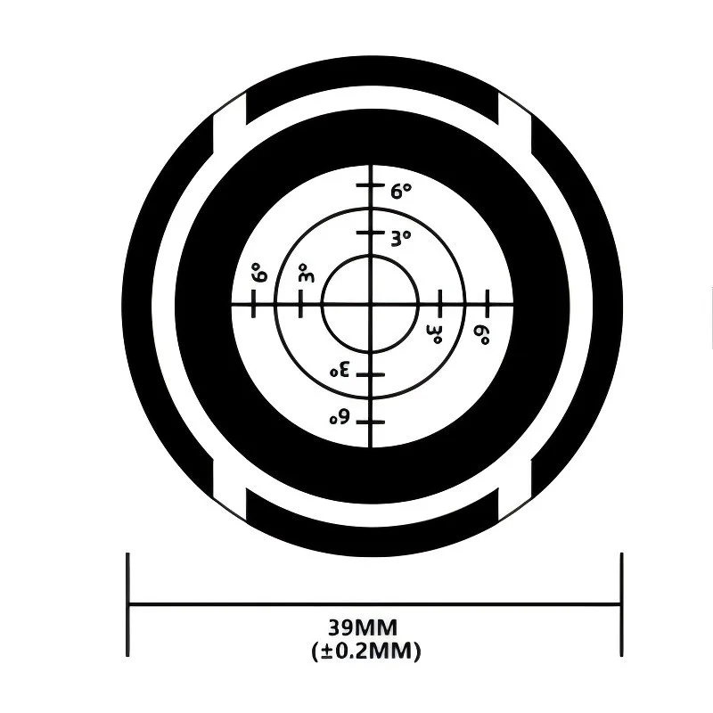عالية الدقة جولة الأخضر قارئ الغولف وضع المعونة المنحدر القارئ 1 قطعة جولف قذفة الكرة علامة