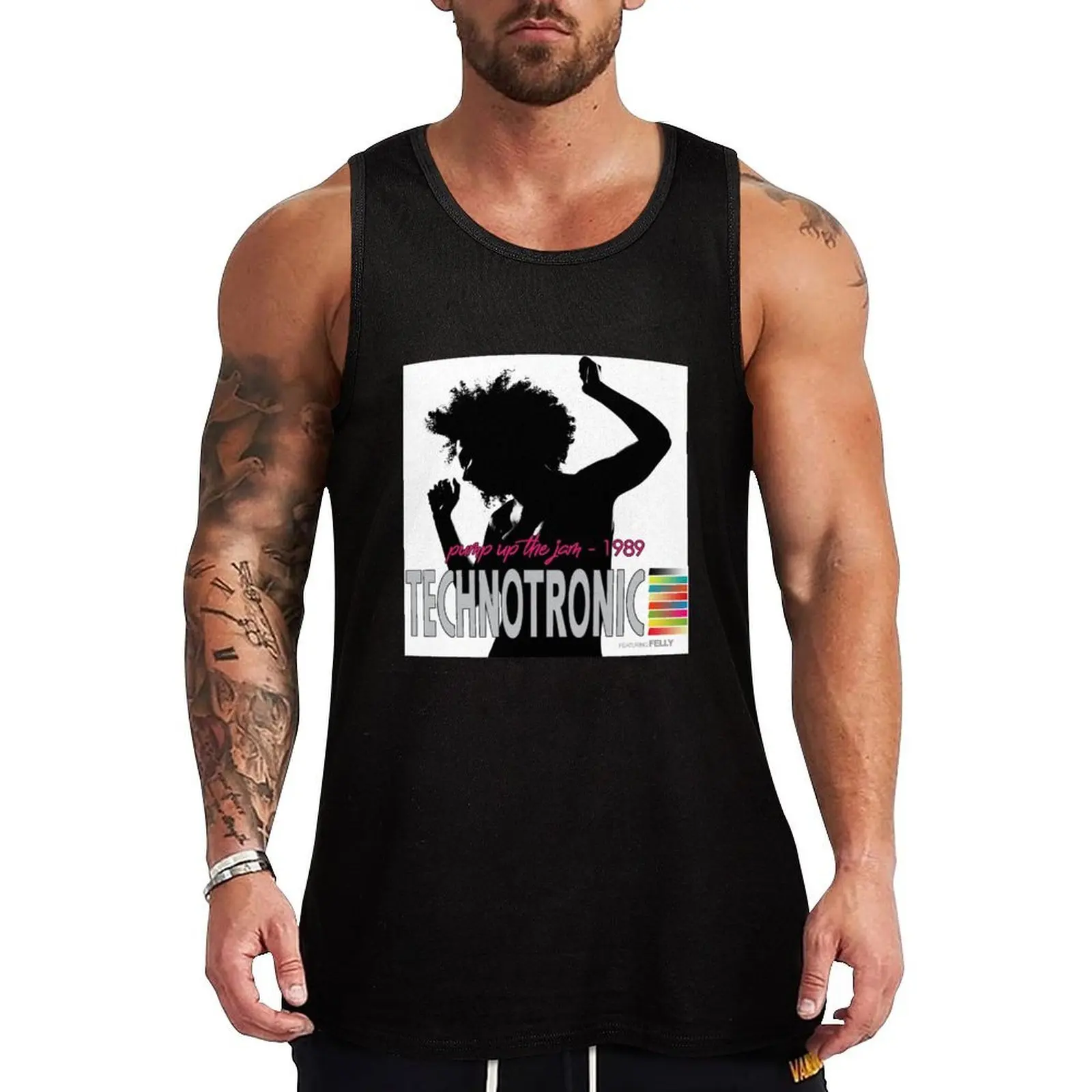 Camiseta Deportiva Technotronic, Camiseta sin Mangas que Absorbe la Humedad, para Entrenamiento, Gimnasio, Atletismo
