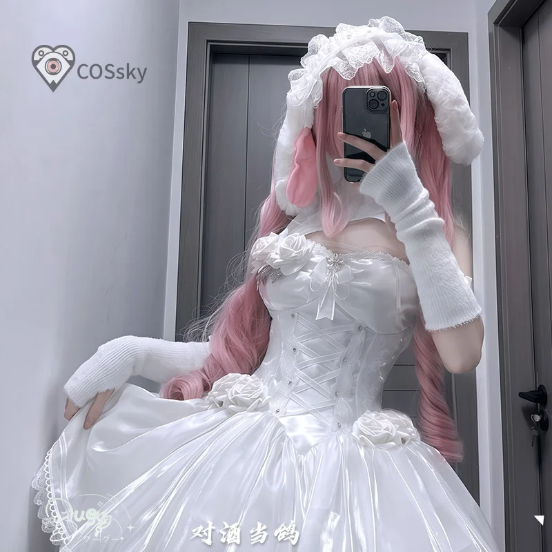 

Alice Dorothy Fairy Tale Fantasy Cosplay Costume Anime GameHalloween Carnival Girl Sweet Lolita Prop Headdress New Nik ke Dress