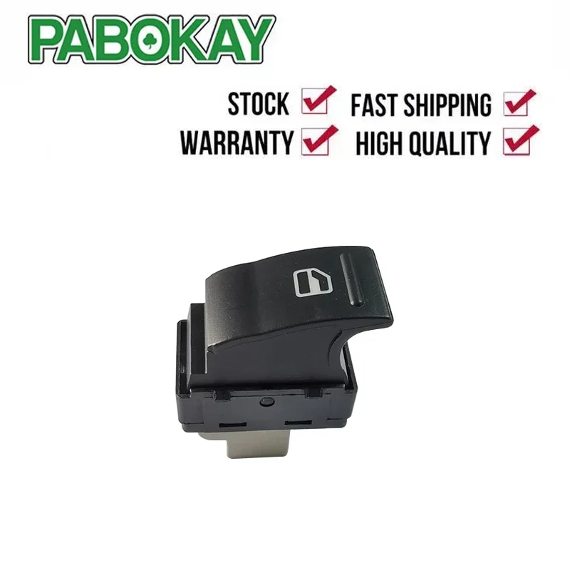 

Переключатель стеклоподъемника пассажирской двери черный для VW T5 2004-2015 7E0959855D 7E0959855 7E0959855A