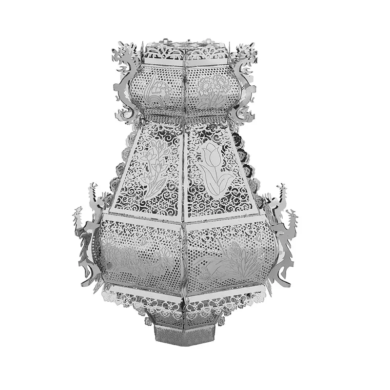 Tang lantern 3D Metal Puzzle model kits DIY Laser Cut Puzzles Jigsaw Toy For Children