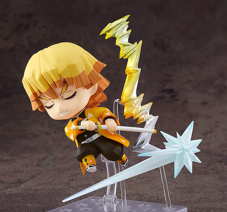 ในสต็อก GSC 1334 Demon Slayer Agatsuma Zenitsu อะนิเมะแอ็คชั่นฟิกเกอร์ของเล่น