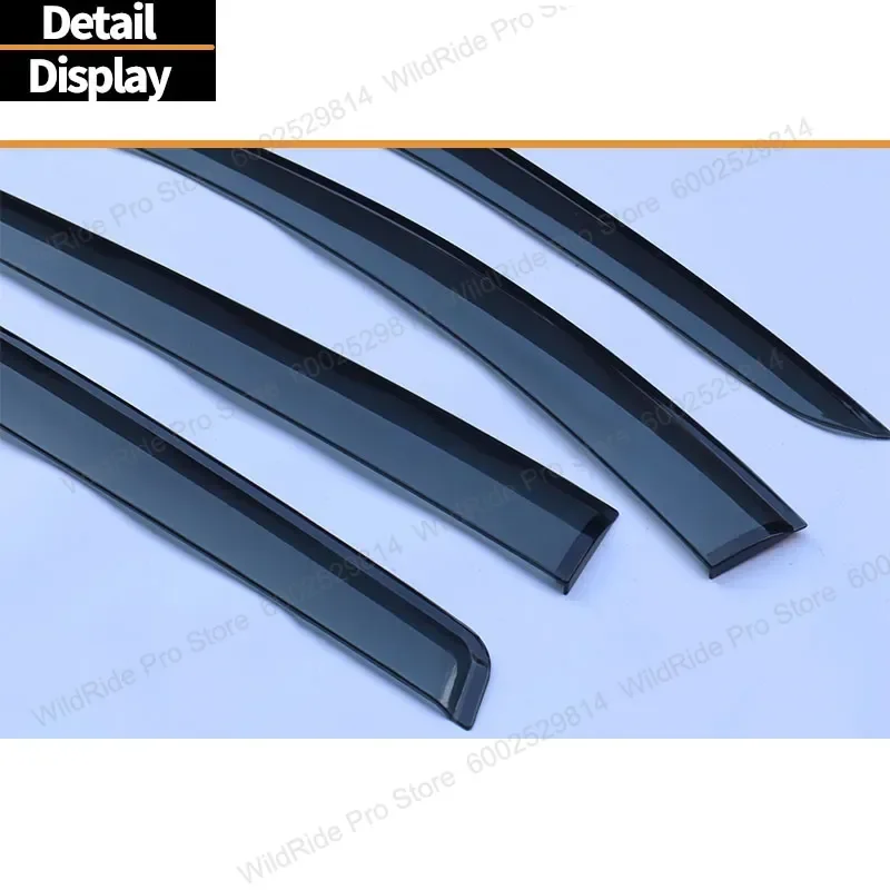 Cross Border Suitable For Toyota Rush 2018 to 2022 PS Material Car Weather Baffle Window Rain Eyebrow Modification