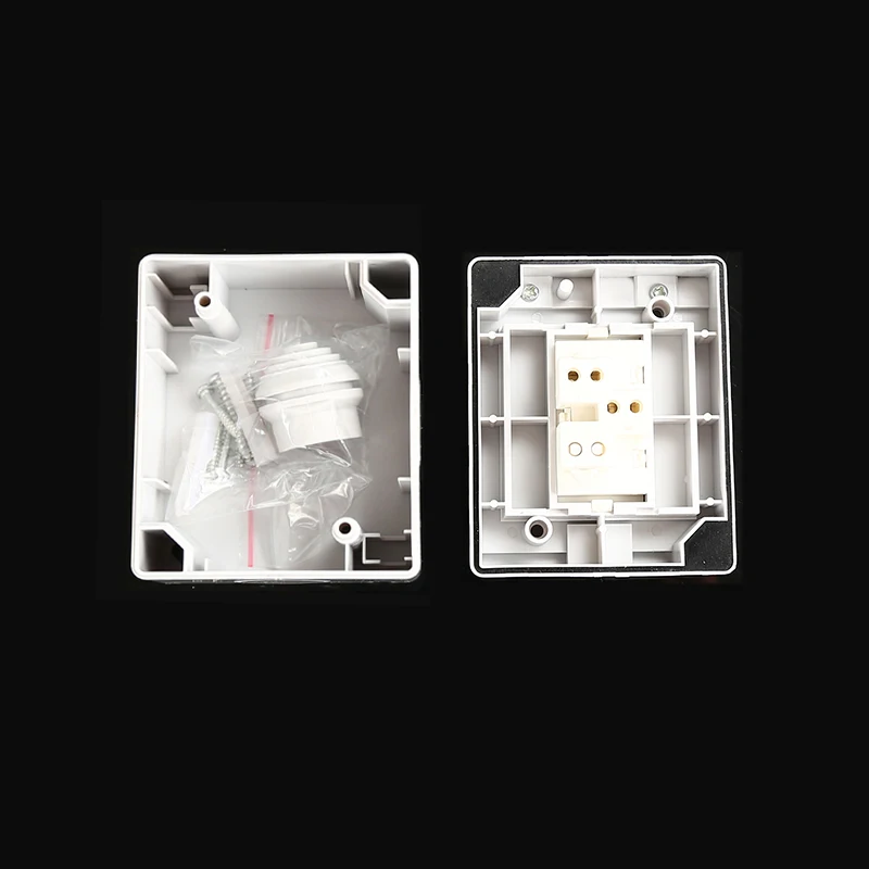 Surface Mounted Outdoor Garden Indoor Bathroom Kitchen Waterproof 1/2/3Gang Doorbell Switch And Rainproof Safety Switch