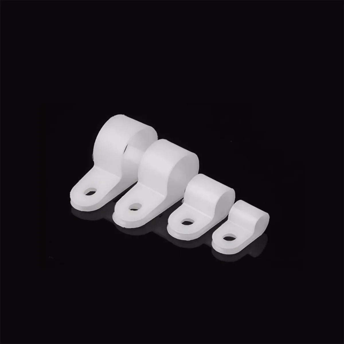 Nylon R-Type Thickened Fixing Clip For Cable Wiring, Fixed Cable Organizer Plastic Wire Buckle