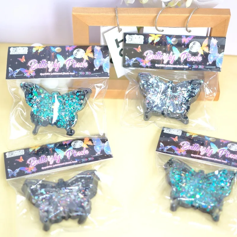 

Бабочка с блестками Mochi Taba Непоседа игрушка милая бабочка звездного неба TPR медленный отскок щепотка декомпрессионная игрушка для снятия стресса вентиляционная игрушка