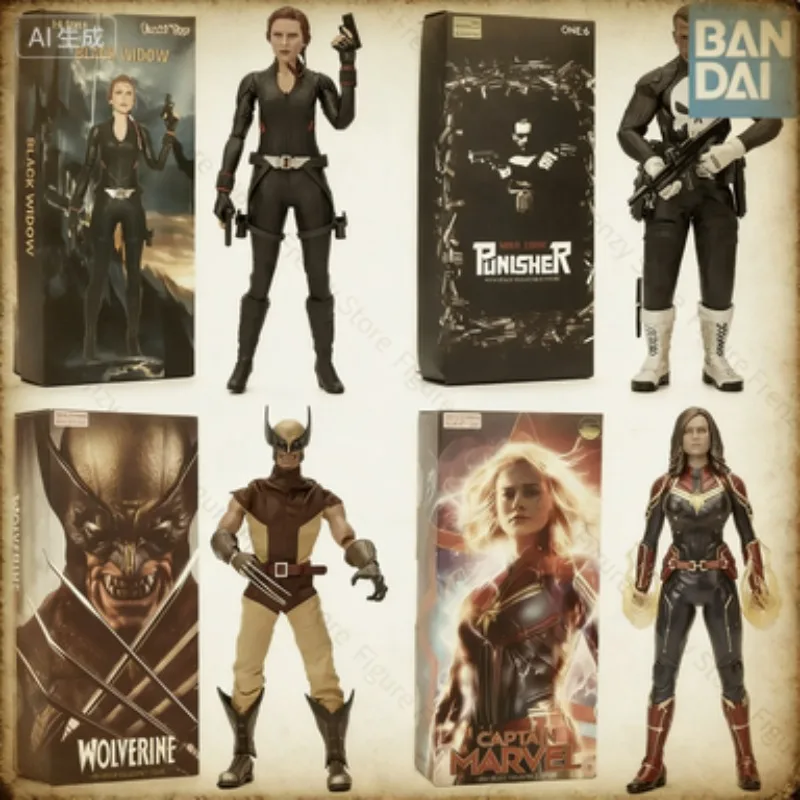 

Special Offer 1/6 Scale PVC Action Figure for Marvel The Avengers Iron Man Mk46 Groot Spider Man Venom Doctor Strange Thor