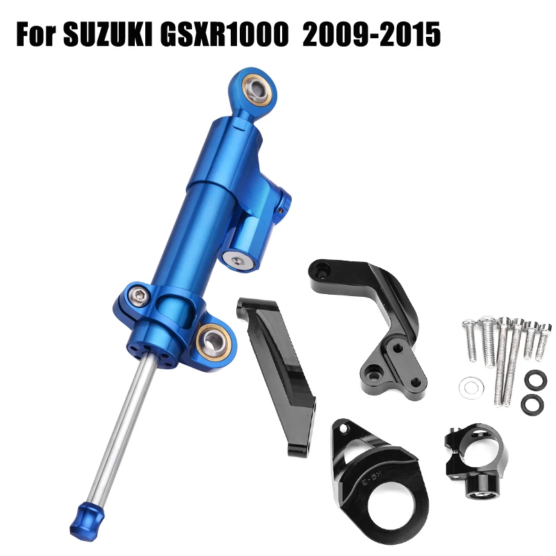 Aluminum Motorcycle Damper Steering Stabilize Bracket Mounting Kit For SUZUKI GSXR1000 GSXR GSX R GSX-R 1000 2009-2013 2014 2015