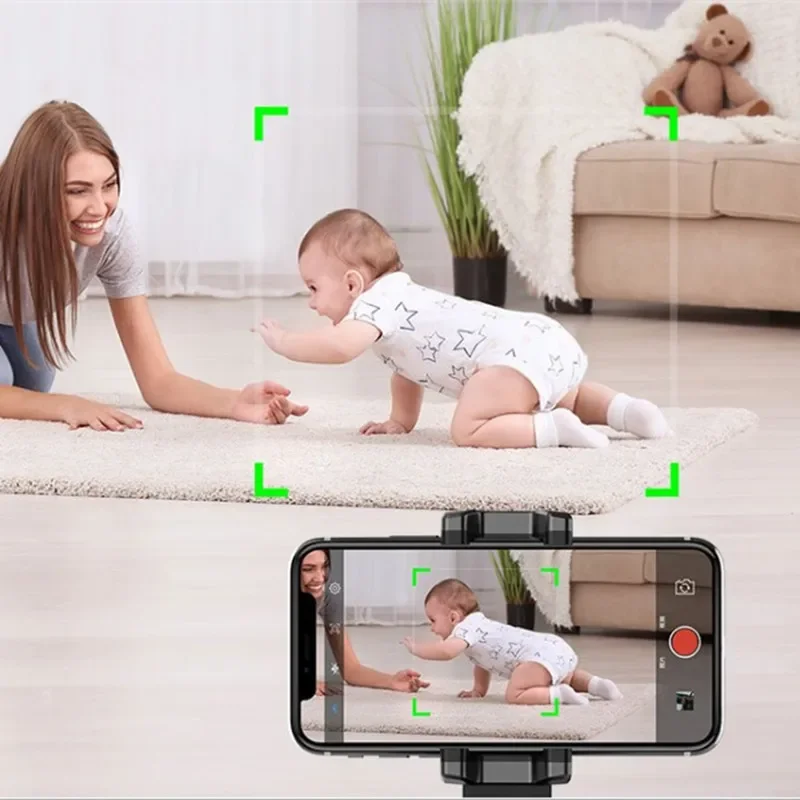 360 องศาหมุนสมาร์ท PAN TILT ผู้ถือโทรศัพท์วัตถุการติดตามอัจฉริยะย้ายวัตถุกล้อง Face Recognition Selfie Stand