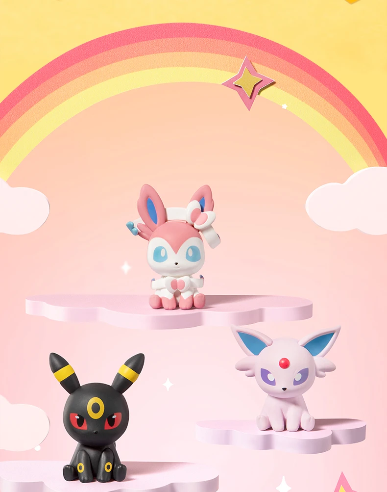 Pokemon Anime Blind BOX Poke Ball Action-figuren Sylveston Umbreon Mini Puppen FUNISM Original Echte Modell Ornament Spielzeug Geschenk – Detail 20