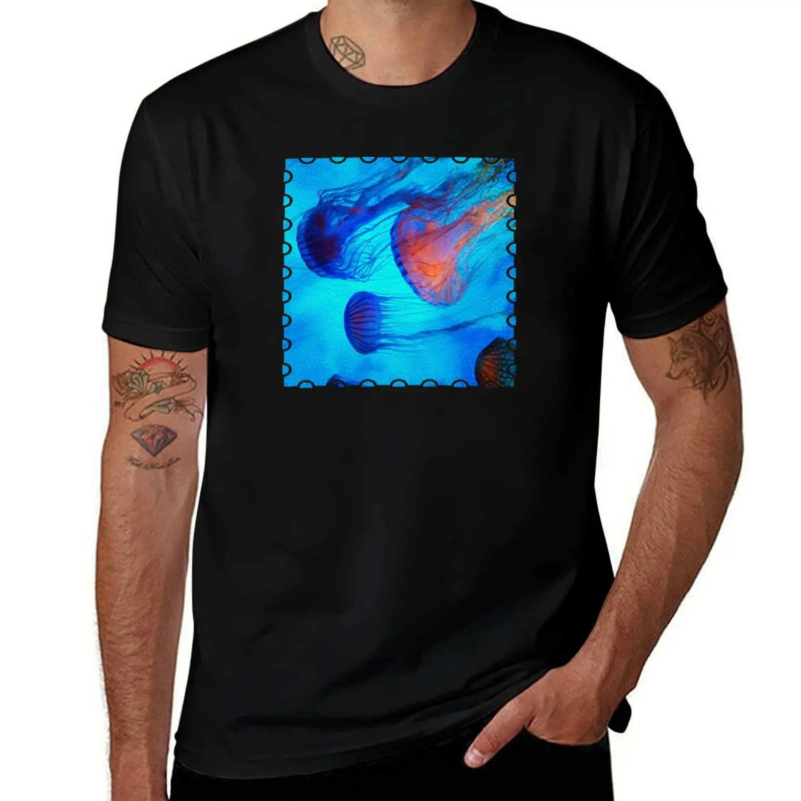 Watch the Flow of the Jelly Glow T-Shirt t shirts for man graphic tees man t shirt cotton T-shirt