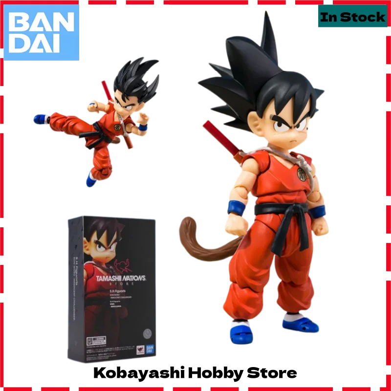 

Оригинальная фигурка Bandai S.H.Figuarts Dragon Ball Son Goku Innocent Challenger, абсолютно новая, в наличии