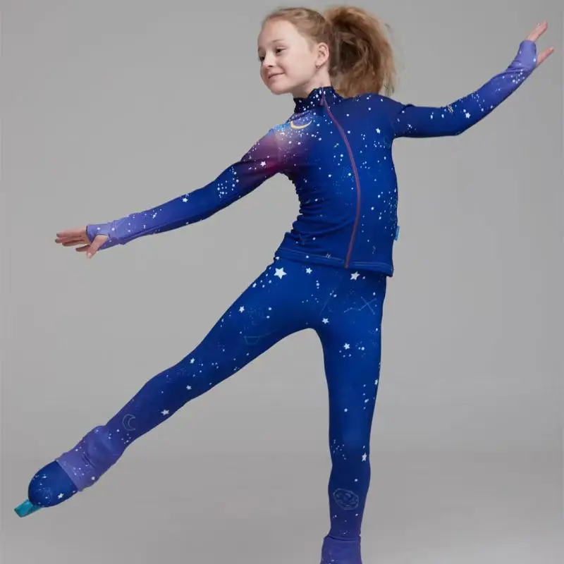 Custom Figure Skating Clothing Training Clothing Ice Skating Practise Outfit