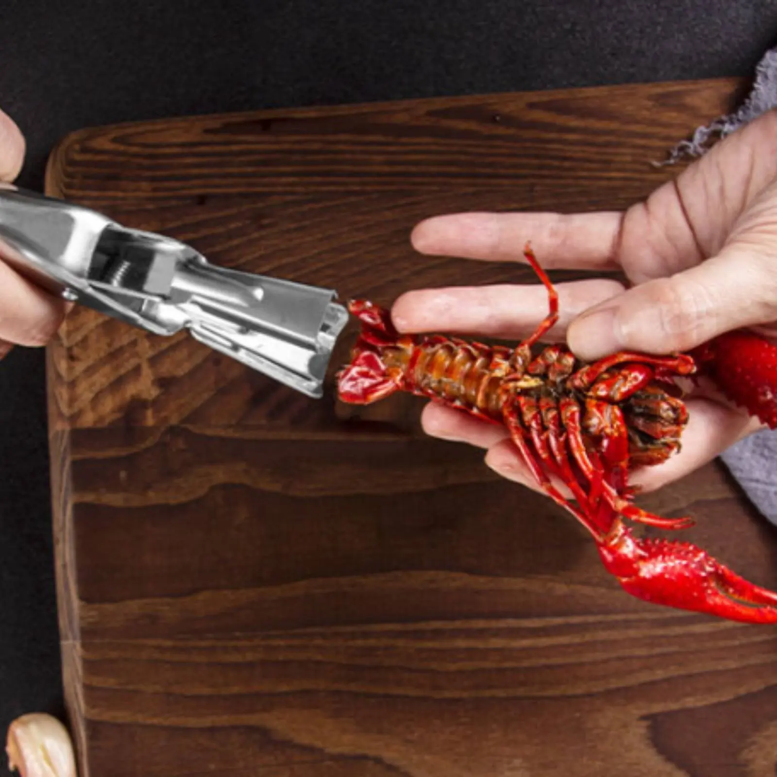 

Crawfish Shell Opener Easy to Use Crawfish Sheller Tool Crayfish Sheller Tool No Dirty Hands Crawdad Peeling Pliers Nail-Gentle