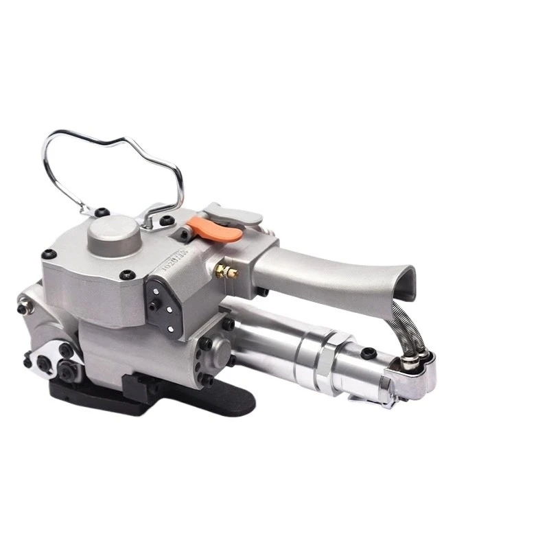 For pneumatic baler strapping and tightening integrated plastic steel belt automatic packaging tensioner