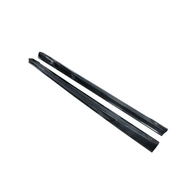 

Automotive Parts Real Carbon Fiber Side Skirts V style For 2008-2014 W204 C63 4D Side Skirts