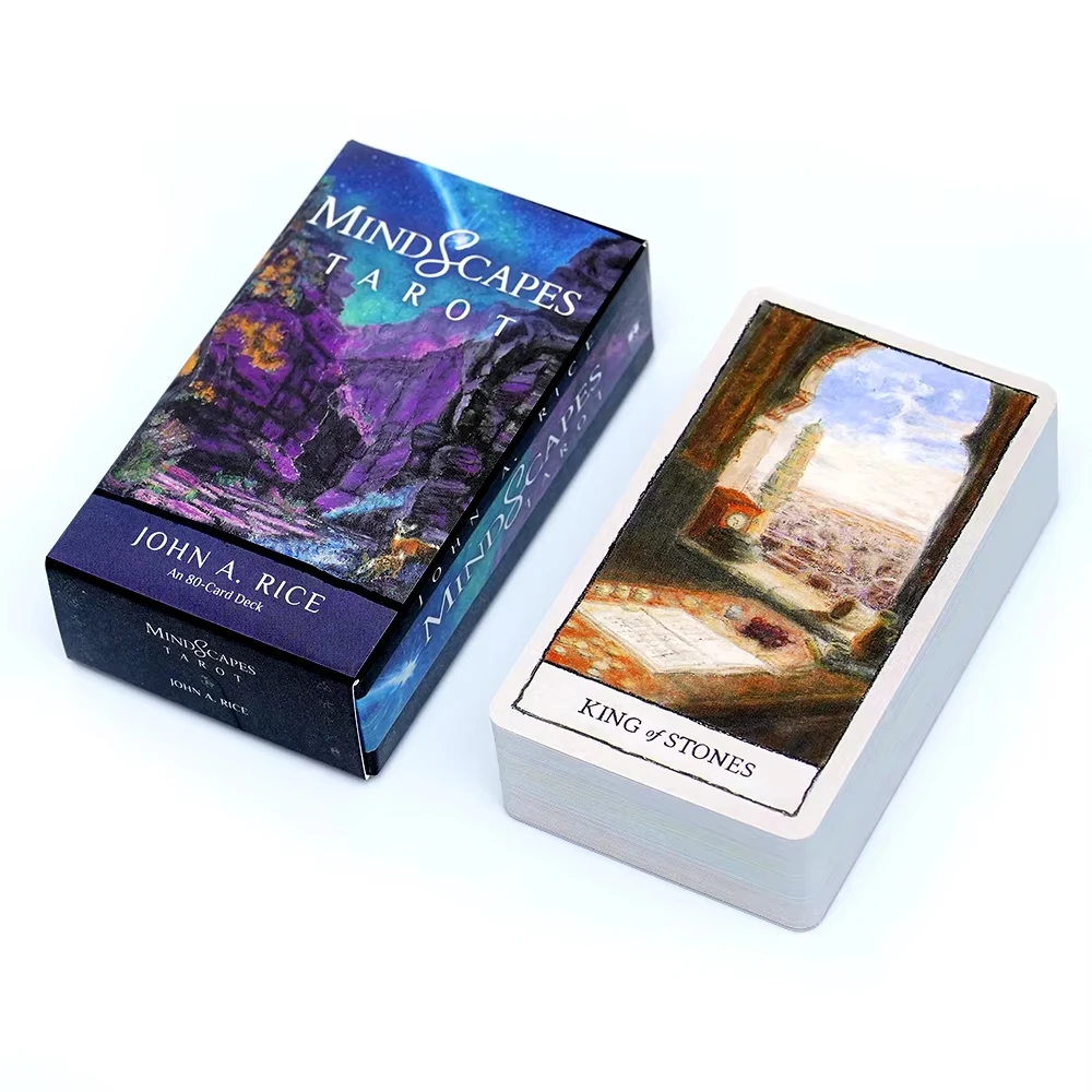 Cartas de Tarot Mind Scapes, juego de mesa de cartas de oráculo de visión en inglés para fiesta de adivinación del destino, baraja de oráculo, cartas de juego familiares